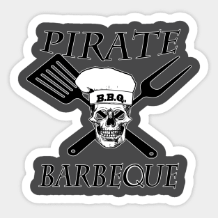 pirate Barbeque Sticker